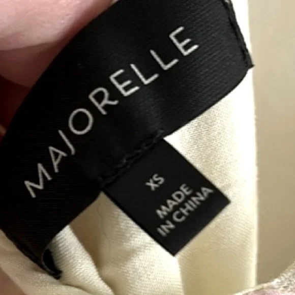 Majorelle Yellow Pink Floral Curtain Hem Boho Dress Size XS - Picture 7 of 7